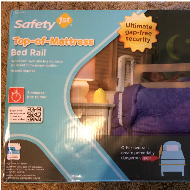 safety 1st top of mattress bed rail