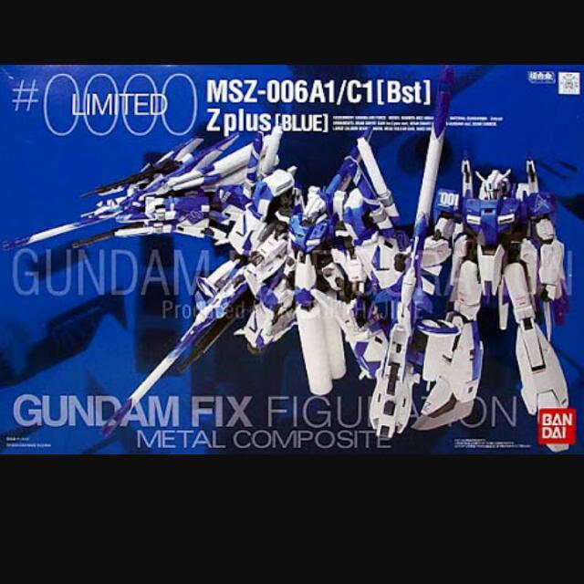 Gundam Fix Figuration Metal Composite #0000 Limited MSZ-006 A1/C1 [Bst] Z  plus [BLUE], Hobbies  Toys, Toys  Games on Carousell