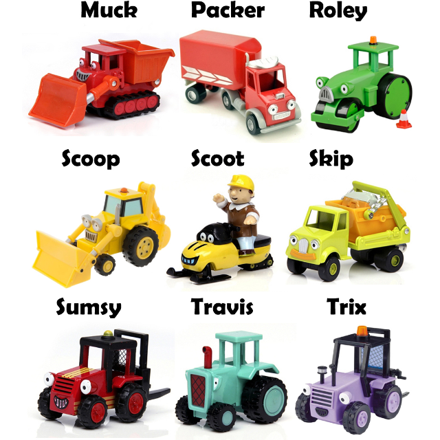 Brand New DieCast Bob the Builder Vehicles by Learning Curve, Hobbies