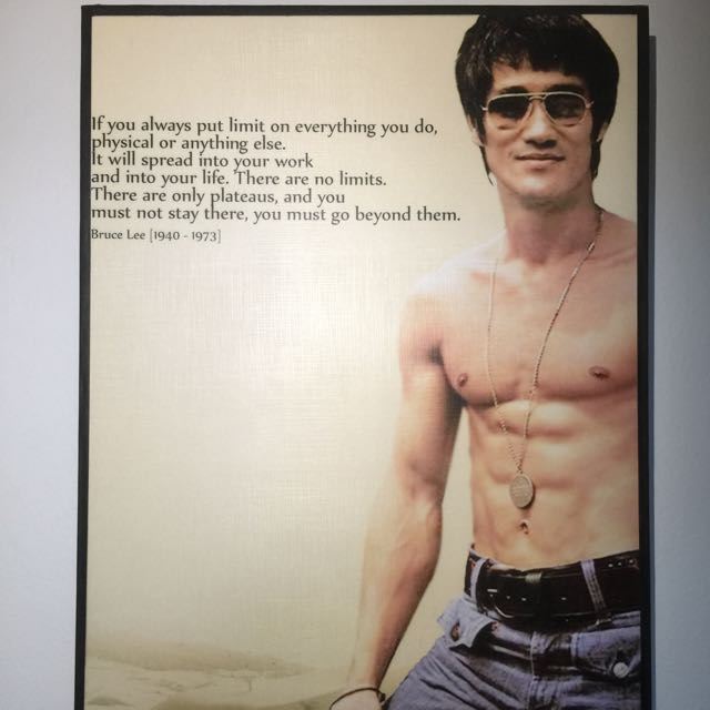 Bruce Lee Framed Poster Furniture On Carou Photo