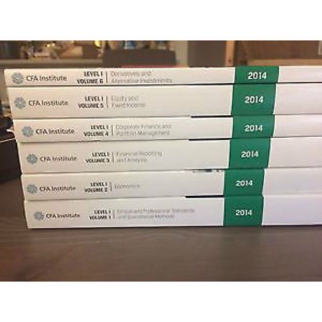 CFA Level 1 Text 2014, Hobbies & Toys, Books & Magazines, Textbooks on ...