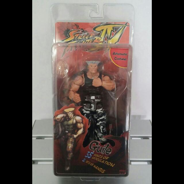 Figurine NECA Guile Street Fighter 4 - Édition Alternative - Neuve Sous Blister