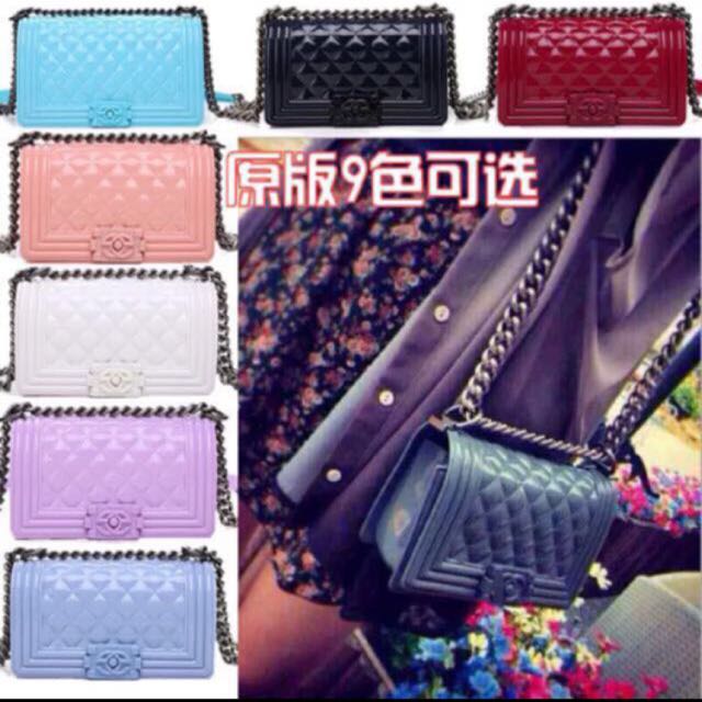 Authentic Jelly Toyboy Luxury Jean Material Bag, Luxury on Carousell