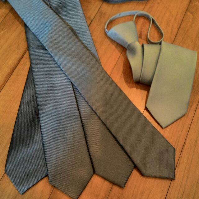 mens dark grey tie