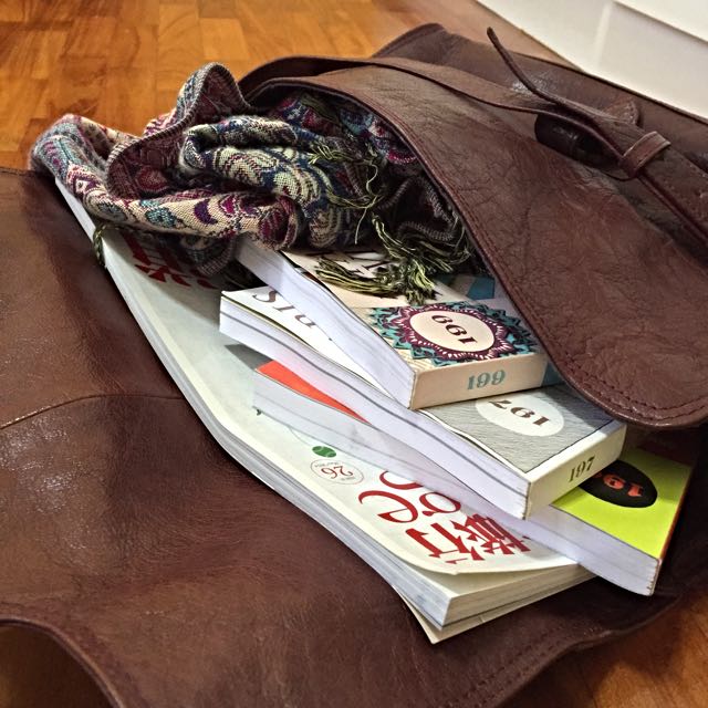 Warehouse Book Bag Satchel In Oxblood Women s Fashion Bags Wallets Tote Bags on Carousell