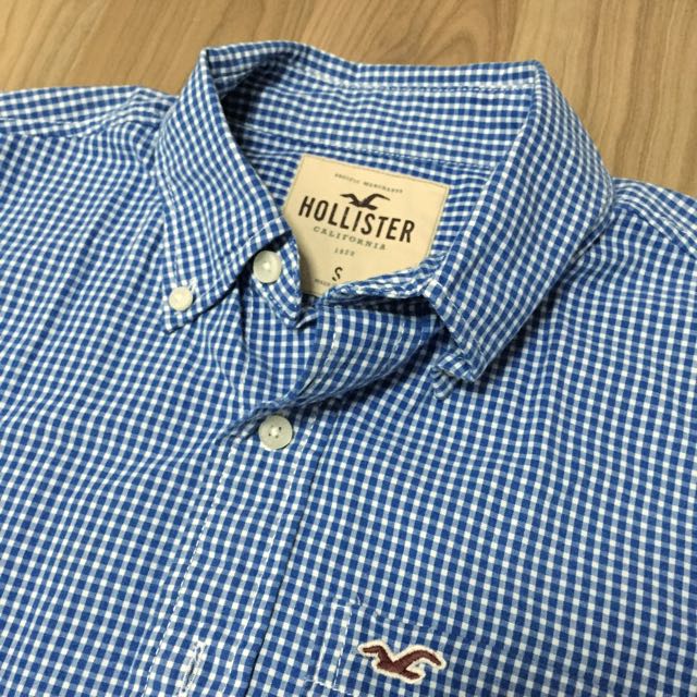 hollister checkered long sleeve