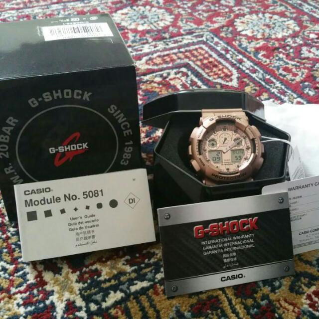 Ga 100 on sale rose gold