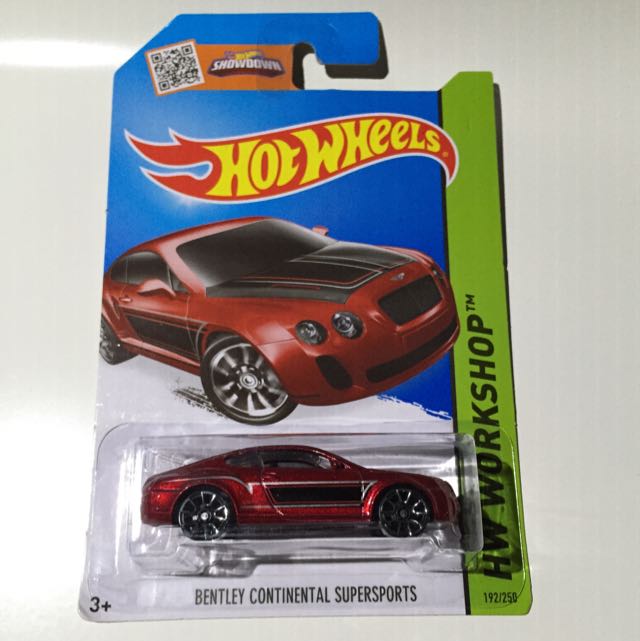 bentley continental gt hot wheels