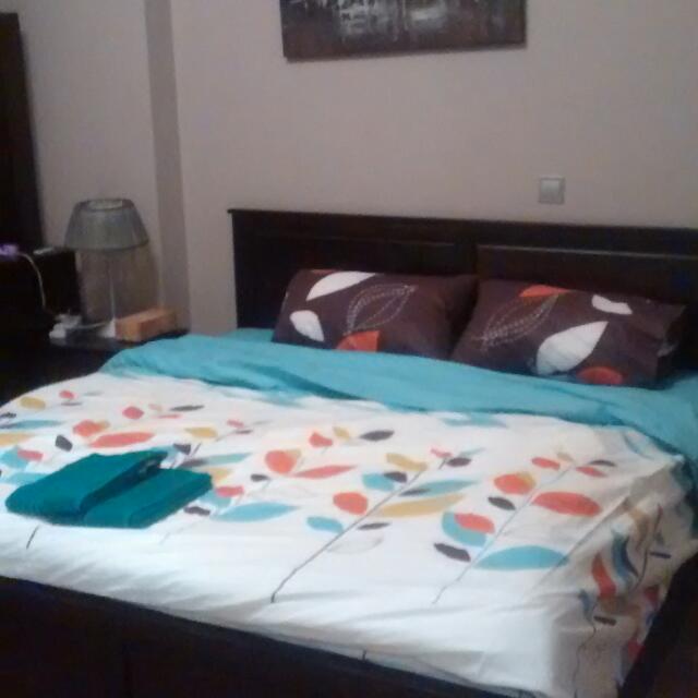 King Size Quilt Cover Set Used + Cleaned, Furniture & Home Living