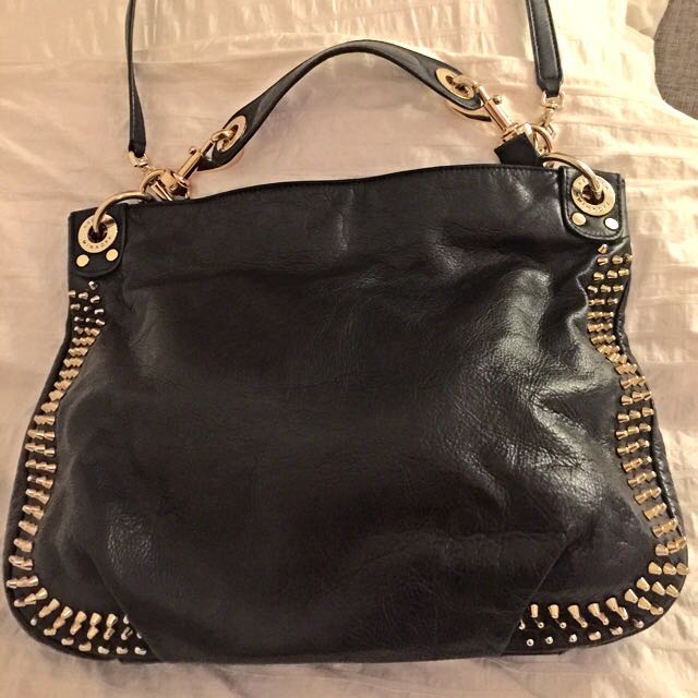 Rebecca Minkoff Luscious Mini Studded Hobo Bag