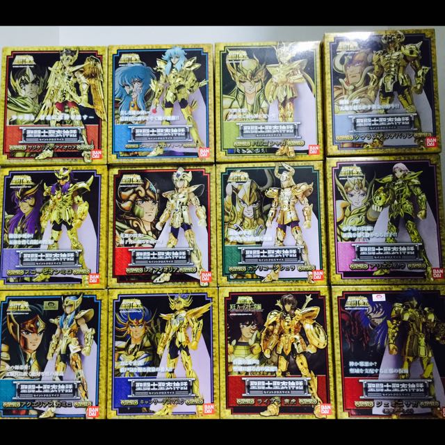 saint seiya myth cloth collection