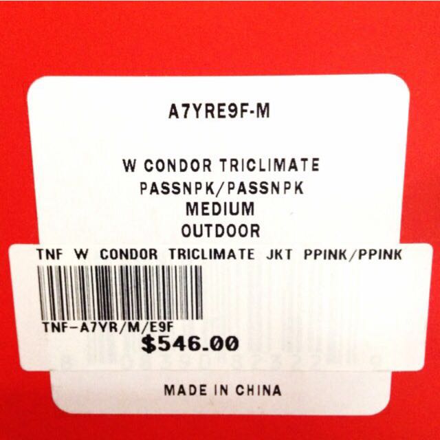 Condor triclimate sales