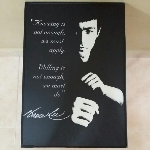 Bruce Lee Framed Poster Everything Else On Carou Photo