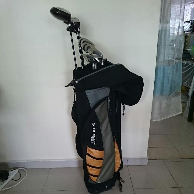 Dunlop Tour TI Graphite Golf Set w/ Bag, Sports Equipment, Sports