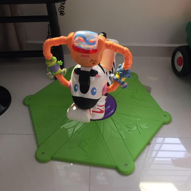 Fisher Price Bouncing Zebra, Babies & Kids, Infant Playtime on Carousell