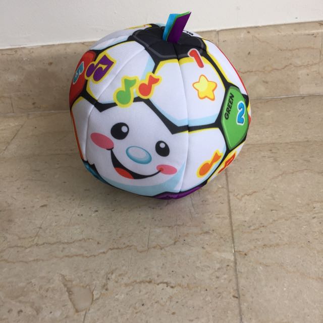 fisher price singing soccer ball
