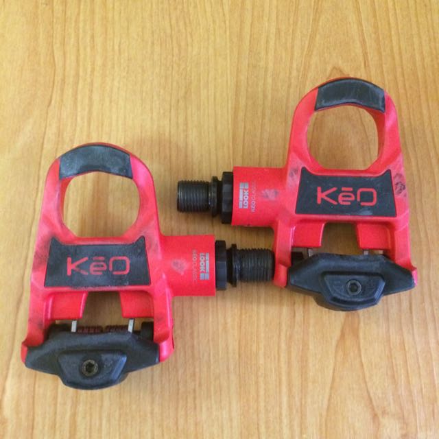 Red look pedals outlet