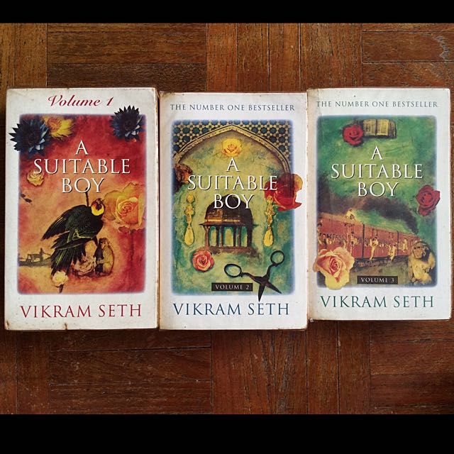 Novel A Suitable Boy Trilogy By Vikram Seth Books Stationery On Carousell
