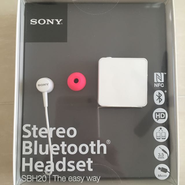 Sony Stereo Bluetooth Headset SBH20, Computers & Tech, Parts