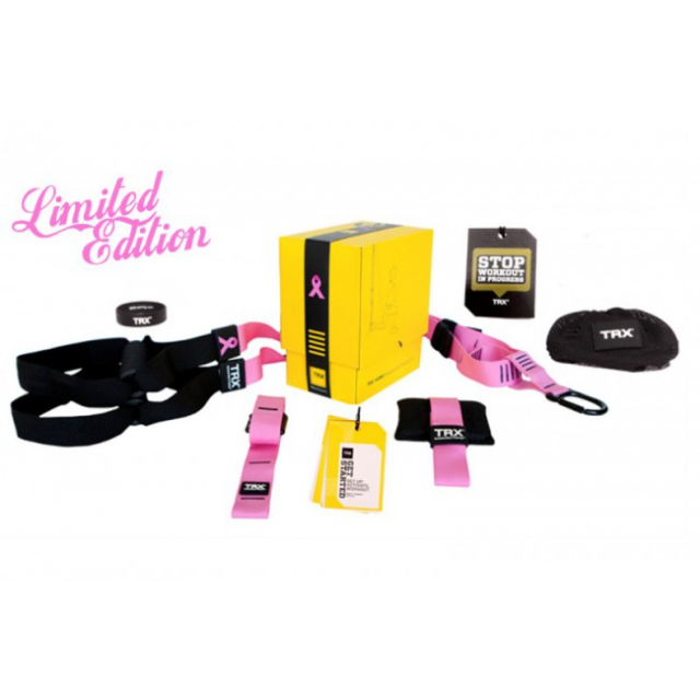 Pink suspension trainer store
