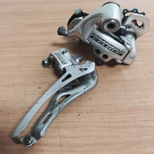 campagnolo veloce groupset silver