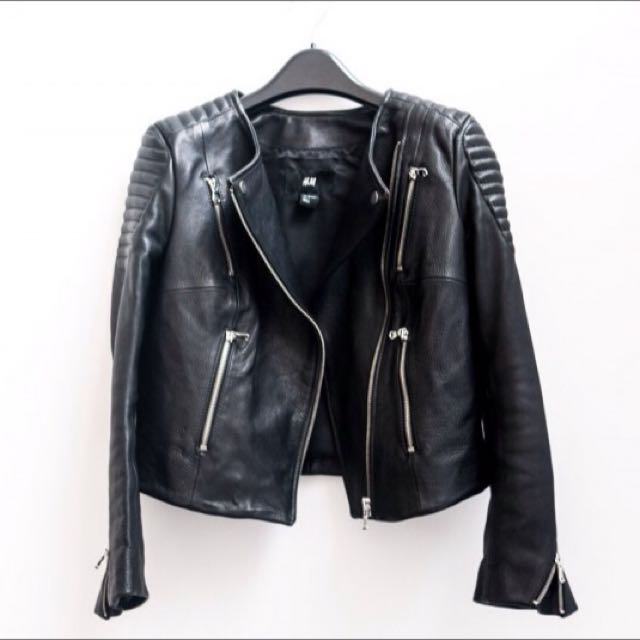 H M The New Icons Leather Jacket
