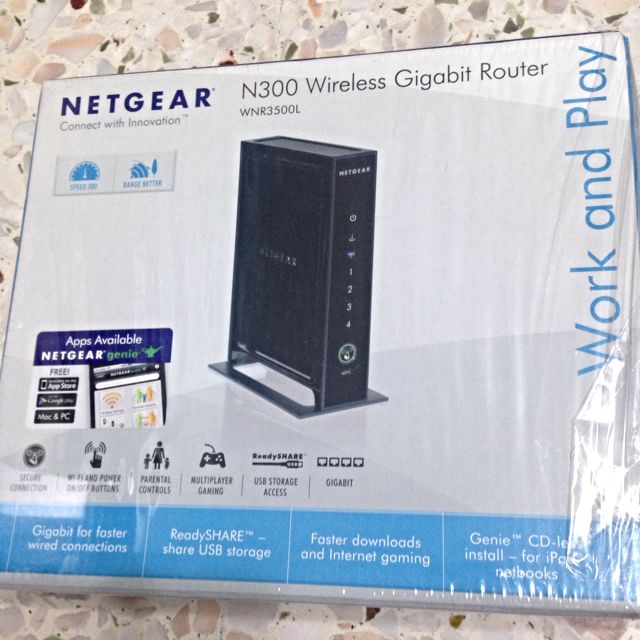 Netgear N300 Wireless Gigabit Router, Everything Else on Carousell