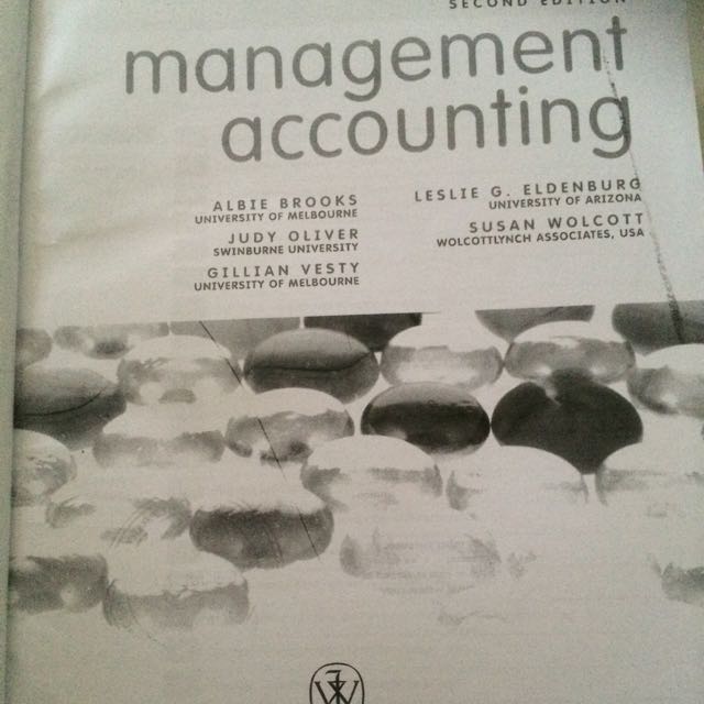 Rmit Acct1063 Management Accounting And Business Photocopied Textbook