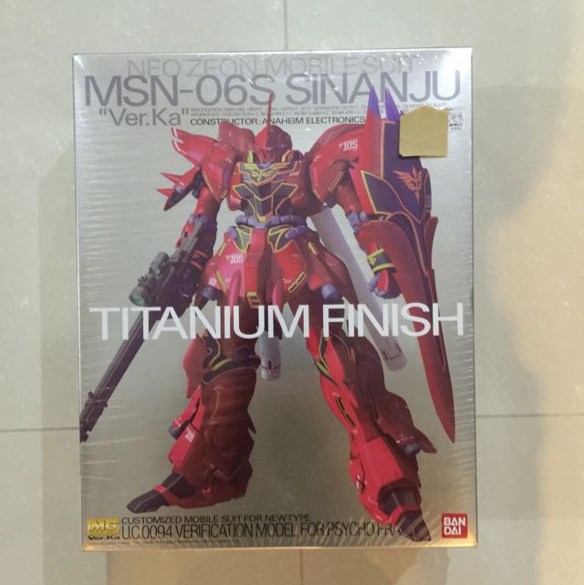 Mg MSN 06s Titanium Bandai MG 1/100 MSN-06S Sinanju [Ver.Ka