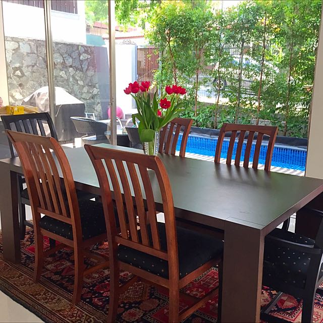 Dining Table 200x100 And 6 Chairs Ethan Allen Furniture On Dining Table 200x100 And 6 Chairs