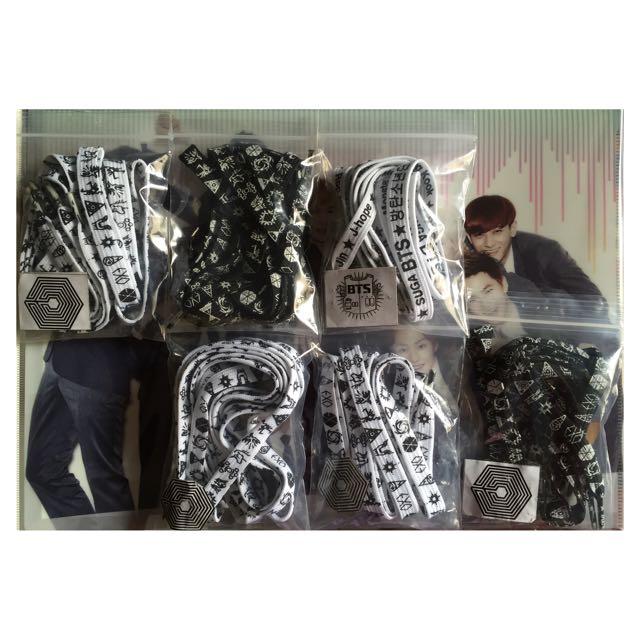 EXO/BTS SHOELACES✨💞, Hobbies \u0026 Toys 