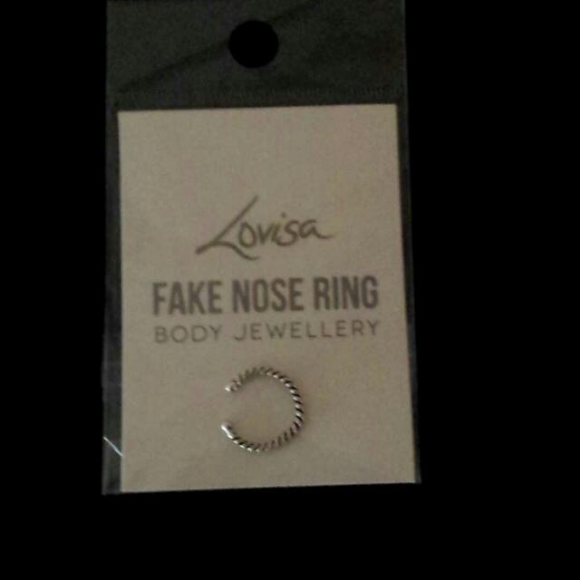 lovisa faux nose ring Women s Fashion Jewelry Organisers Body Jewelry on Carousell