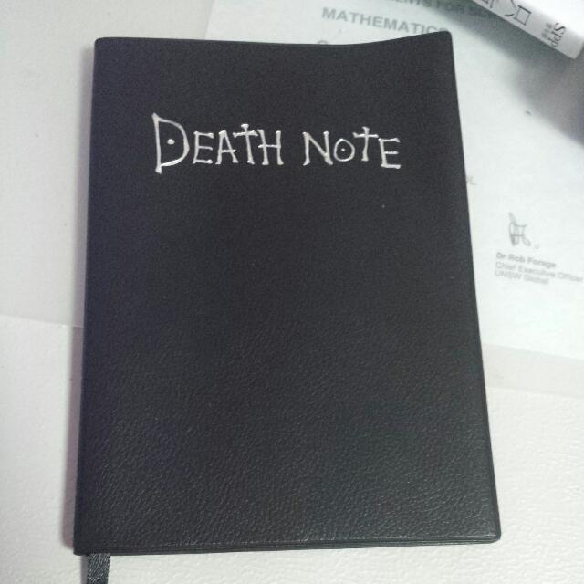 [RESERVED] Death Note Notebook, Hobbies & Toys, Memorabilia ...