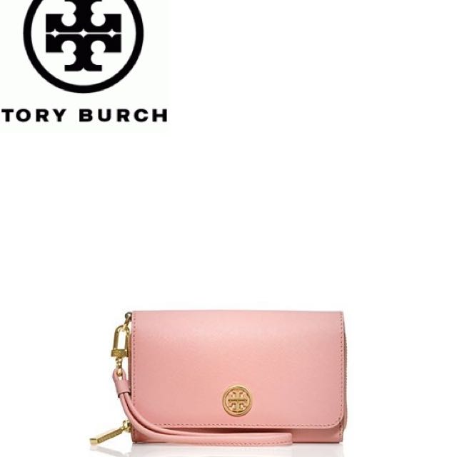 ZOOM TORY BURCH ROBINSON ENVELOPE SMARTPHONE WRISTLET-PINK, Women's  Fashion, Bags & Wallets, Purses & Pouches on Carousell