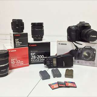 Canon 40D + 18-55mm lens