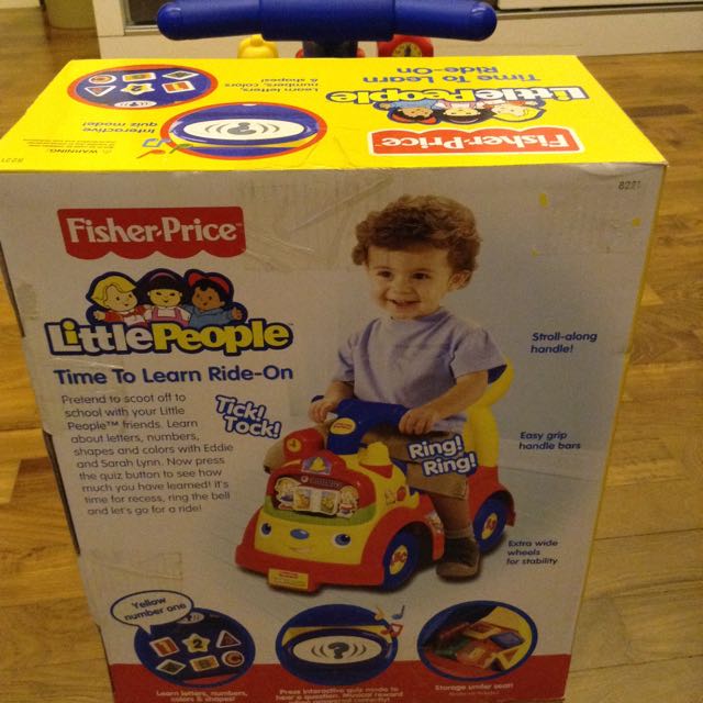 Brand new Fisherprice Little People Time To Learn Ride on Babies