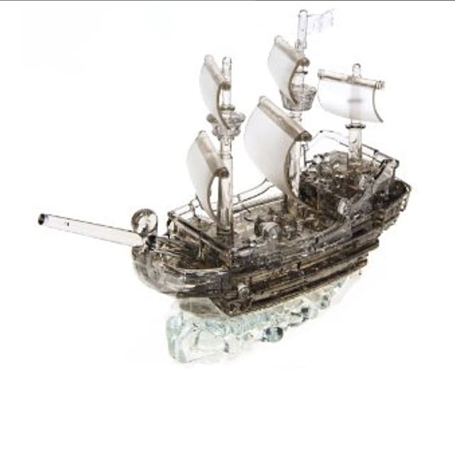Crystal Puzzle 3d Jigsaw Puzzle Pirate Ship 101 Pieces Toys