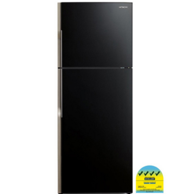 Hitachi glass cheap door refrigerator