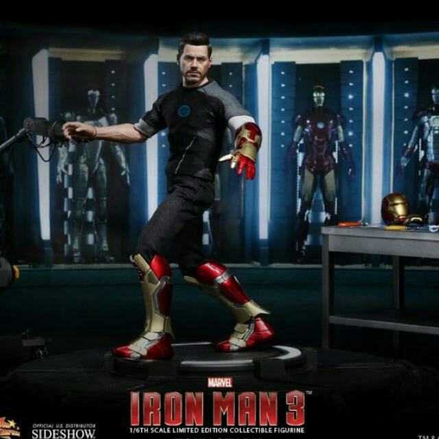 hot toys iron man 3 tony stark armor testing version