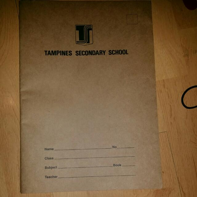 Bless Tampines Secondary School Jotter Book Books Stationery On