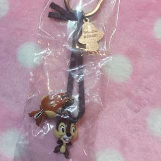 全新香港迪士尼奇奇蒂蒂鑰匙圈