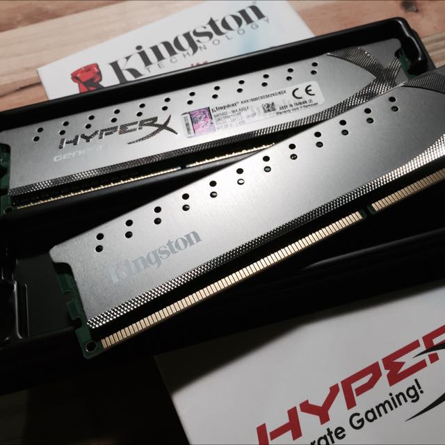 [二手] [折價賣] 金士頓DDR3-1600 8GB桌上型超頻記憶體(KHX1600C9D3X2K2/8GX), 電腦及科技產品, 電腦周邊 ...