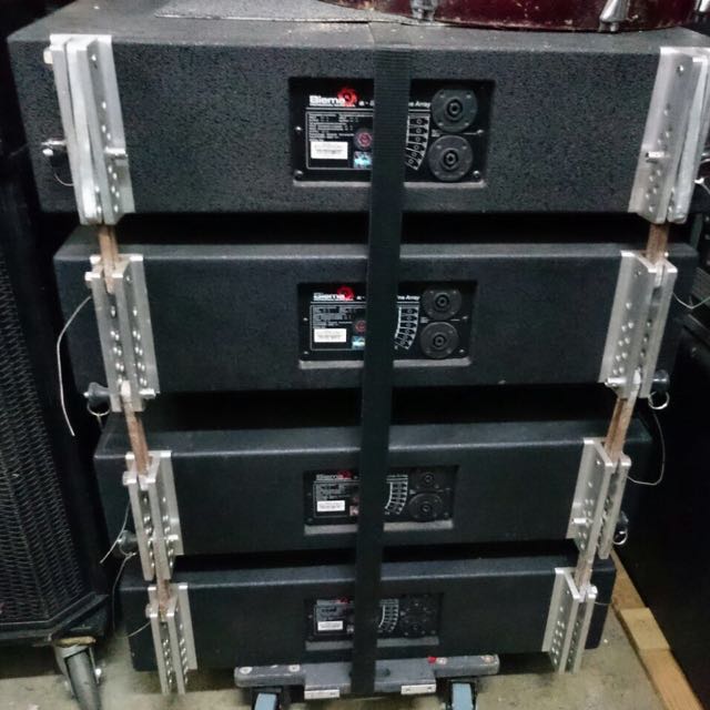 Biema Line Array Speakers 8pcs, Music & Media on Carousell