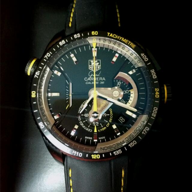 BNIB Tag Heuer Grand Carrera Calibre36 RS Caliper CAV5186.FC6304