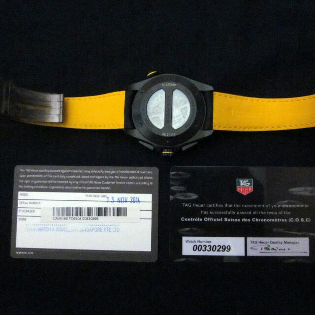 BNIB Tag Heuer Grand Carrera Calibre36 RS Caliper CAV5186.FC6304