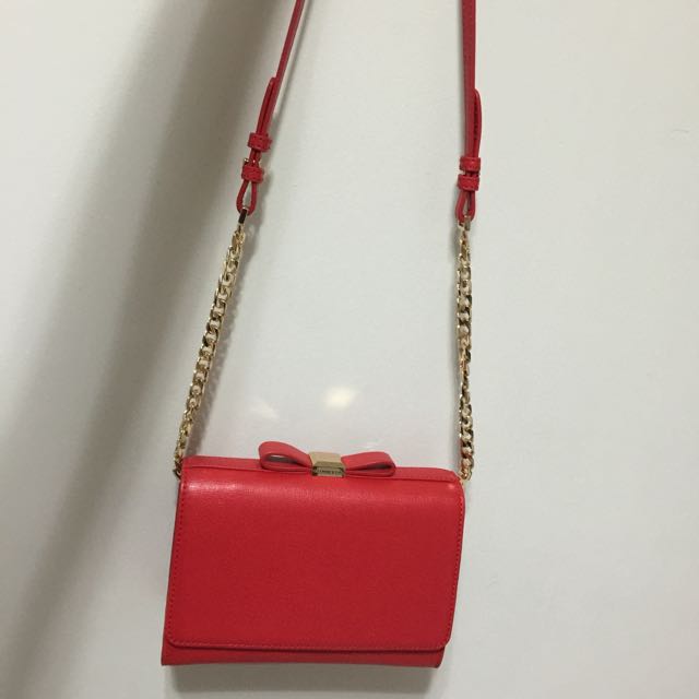 Charles and keith ribbon sling bag cheap