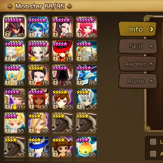 Summoners War Account For Sale, Hobbies & Toys, Toys & Games on Carousell