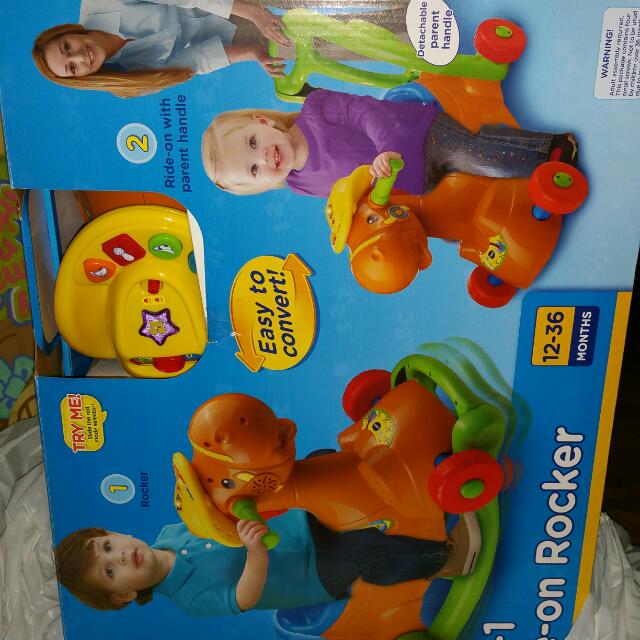 vtech 2 in 1 ride on rocker