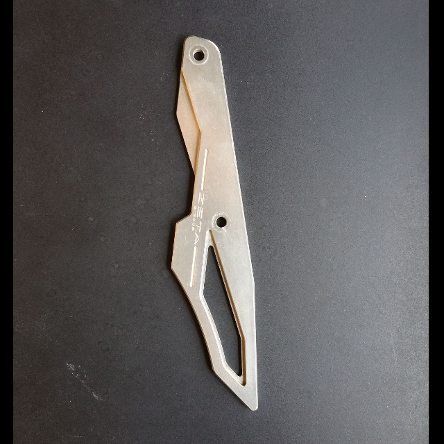 XR400/XR250 Scotts rear disc guard, Zeta chain guard, brake & clutch