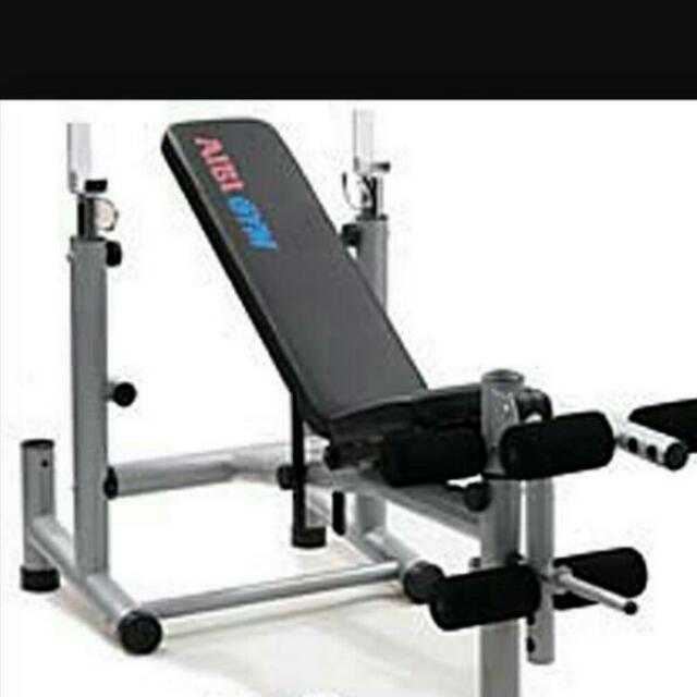 Price Reduced Aibi Gym Deluxe Bench Press Sports On Carousell